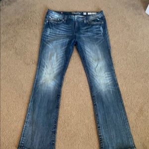 Miss Me Boot Cut Jeans - Classic Blue